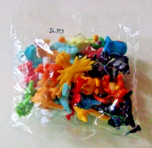 Multiple Pokemon Cartoon Figures 24 Pieces 1 Package - Picture 1 of 2