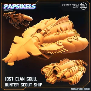 Lost Clan Skull Hunter Scout Ship - Picture 1 of 1