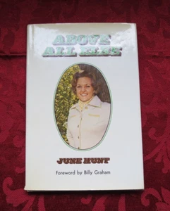 ABOVE ALL ELSE by June Hunt / signed -1975 1st Edit Hardback - Picture 1 of 5