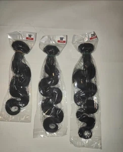 10A Human Hair Bundles Remy Virgin Hair Extensions Body Wave - Picture 1 of 4
