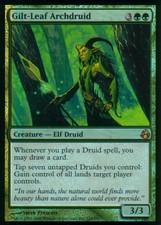 Applies-Leaf Archdruid Foil | EX + | Morningtide | Magic MTG