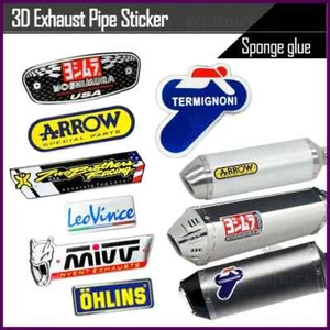 Für MIVV Zwei Brüder Pfeil Termignoni Motorrad Auspuff Rohr Aluminium Aufkleber - Bild 1 von 44