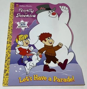 Vintage Frosty the Snowman Golden Books Coloring & Sticker Book 2000 UNUSED - Picture 1 of 9