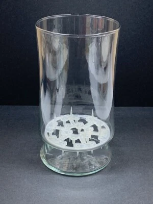 Florero Florero Vidrio Transparente Extra Grande 10-1/4" Bombilla Brote Florero Foto 1 de 4