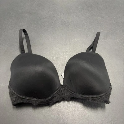 Victoria's Secret Black Lace 32DDD Body By Victoria Wireless Nursing Bra VS - Image 1 of 4