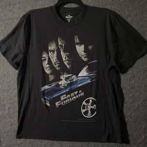 Fast & Furious Shirt Mens XL Gray Hollister Movie Car Graphic Tee Relaxed Fit - Picture 1 of 7