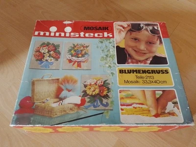 Ministeck, 70er, 062, Blumengruß, Sehr guter Zustand... - Bild 1 von 4