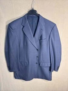 Cappotto sportivo Savile Row Biella Italia blu erica 3 bottoni 50R polsini chirurghi - Foto 1 di 14