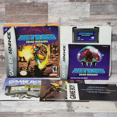 Metroid: Zero Mission Game Boy Advance GBA completo en caja original Foto 1 de 4