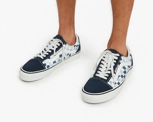 Vans Old Skool 'Checkerboard' Blue Topaz Skate Shoes, Size: Men 5.5 / Women 7.0 - Picture 1 of 5