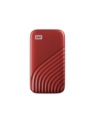 1TB My Passport SSD Portable External Solid State Drive, Red, Sturdy and Blaz... - Image 1 of 4