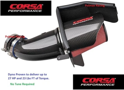 Corsa carbon fiber 44004D cold air intake kit 2017-23 Challenger Hellcat Redeye - Image 1 of 3