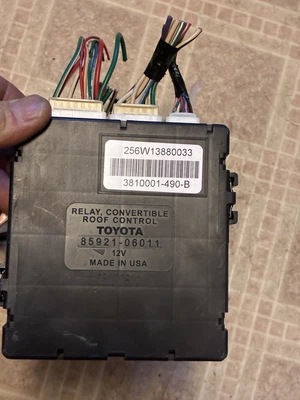 04-08 Unidad de módulo de control de techo superior convertible Toyota Solara 85921-06011 OEM Foto 1 de 4