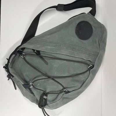 PACK DE ESLINGA DULUTH PACK LONA ENCERADA GRIS BEST SELLER Hecho en EE. UU. Pesca Caza Foto 1 de 4