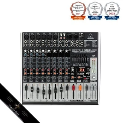 Behringer XENYX X1222USB Analog Mixer 12 Kanäle 2 Busse 1 Regler Kompressor - Bild 1 von 4