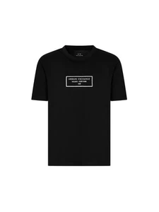 T-shirt Armani Exchange da uomo, in cotone, vestibilità regular, colore Nero,... - Foto 1 di 4
