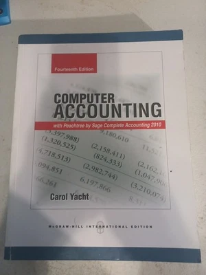 Computer Accounting with Peachtree by Sage Complete Accounting 2010 Paperback –  - Image 1 of 4
