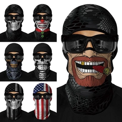 Balaclava Face Mask UV Protection Ski Sun Hood Tactical Full Masks for Men Women - Image 1 of 4