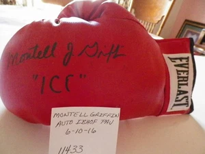 MONTELL GRIFFIN -BOXER AUTHENTIC AUTOGRAPHED EVERLAST BOXING GLOVE 6-10-16 - Picture 1 of 3