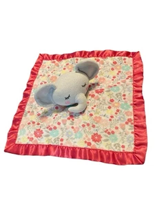 Parents Choice Grau Elefant Plüsch Rosa Blumen Baby Sicherheitsdecke Lovey 2019 - Bild 1 von 9