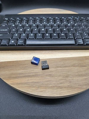 Adesso WKB-1100CB - Wireless Spill Resistant Mini Keyboard Soft Touch - Image 1 of 4