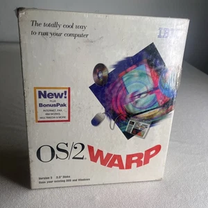 IBM Vintage OS/2 Warp Version 3 Computer Software Sealed - Picture 1 of 3