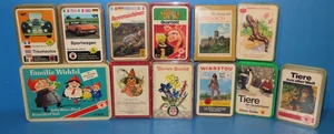 12 Quartett-Kartenspiele 50er-80er Jahre Autos,Winnetou,Muppets,Tiere,etc  #8274 - Bild 1 von 5