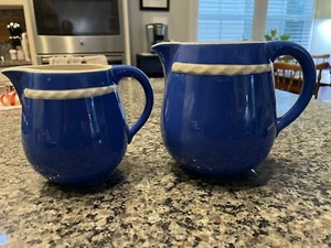 Set Of Two German Villeroy And Boch Pottery Jugs/Pitchers - Picture 1 of 9