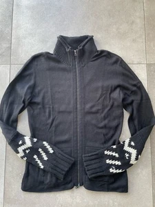 Strick-Jacke Marc Cain, Schwarz, Schurwolle , Gr. N3, 36-38, Sweatjacke NP 229€ - Bild 1 von 1