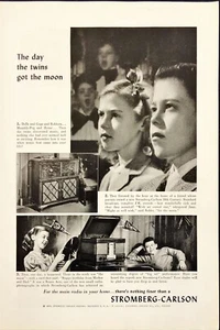 1946 Stromberg Carlson Radio Phonographs Main Radio For Home Vintage Print Ad - Picture 1 of 6