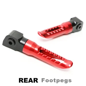 BOB CNC Passenger Foot Pegs For Suzuki GSX 600 F Katana 1988-2008 07 06 05 04 03 - Foto 1 di 17