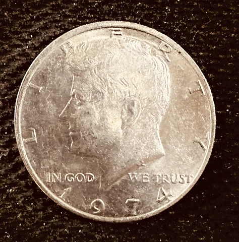 ERROR !!L👁🗨👃🏼👁🗨K!!  ERROR  1974 JFK HALF DDR "STATES OF" Cover