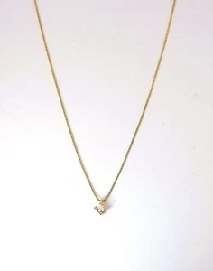Collana Donna Elli's Nardelli EL026307G Punto Luce In Oro Giallo Con Diamante 0, - Foto 1 di 3