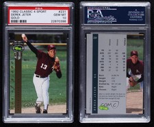 1992 Classic Four Sport Draft Pick Collection Gold Derek Jeter PSA 10 GEM MT HOF