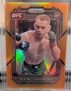 JACK DELLA MADDALENA 2023 Panini UFC Prizm ORANGE ROOKIE 15/99 Please Read