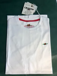 El Charro Rose White Embroidered Pink T-Shirt - Picture 1 of 2