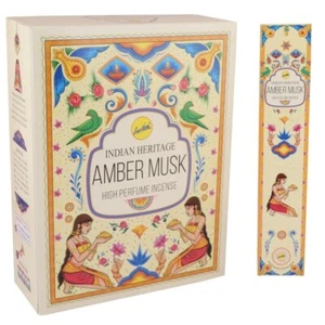 Sreevani Indian Heritage Series - Amber Moschus 1 Box x 15 Gramm - Bild 1 von 2