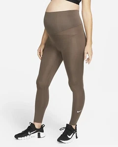 Womens Nike Maternity Leggings Size XL Brown Colored EUC - Picture 1 of 9
