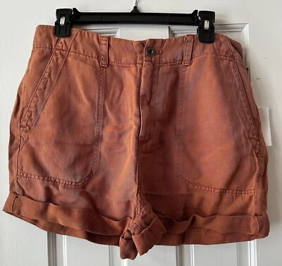 Bella Dahl NWT Women’s Sedona Rolled Cuff Linen Blend Shorts, Size 31 - Image 1 of 4