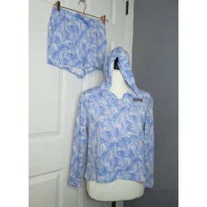 euc Vineyard Vines Hoodie top Beach Shorts parlm calm ? size Large - Picture 1 of 5