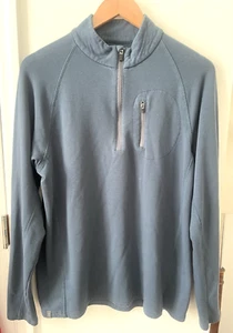 Free Fly Herren Gr. S Quarter Zip Pullover Performance Bamboo 1/4 Zip / Blau - Bild 1 von 6