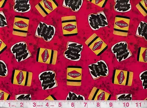 FABRIC~VEGEMITE #2~QUILT FABRIC FAT QUARTER - Picture 1 of 1