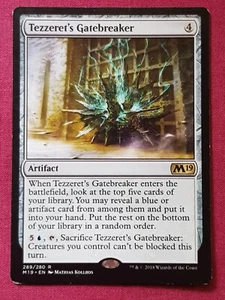 Magic The Gathering 2019 CORE SET M19 TEZZERET'S GATEBREAKER artifact card MTG - Picture 1 of 2