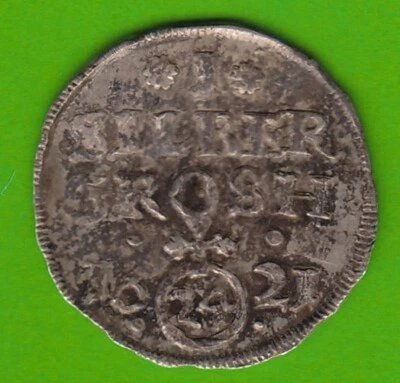Braunschweig-Lüneburg-Celle 1 Silver Groschen 1621 Pretty Very Rare nswleipzig - Image 1 of 2