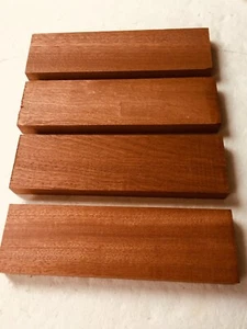Mahogany Timber Hardwood Planed Blank Craft Hobby DIY X4 - Picture 1 of 8