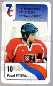 1998-99 Czech Bonaparte National Team #7C Pavel Patera