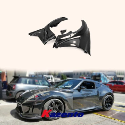 Para Nissan 09+ 370Z Z34 Vrs Style Fender com extensão de para-choque PCF (barbatana lateral) - Imagem 1 de 4
