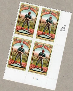Scott #4341 Take Me Out To The Ballgame Plate Block of 4 Stamps - Sealed - Picture 1 of 3
