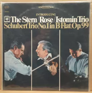 Schubert: Trio Nr. 1 - Stern/Rose/Istomin Trio - US 1965 Columbia LP - Bild 1 von 2