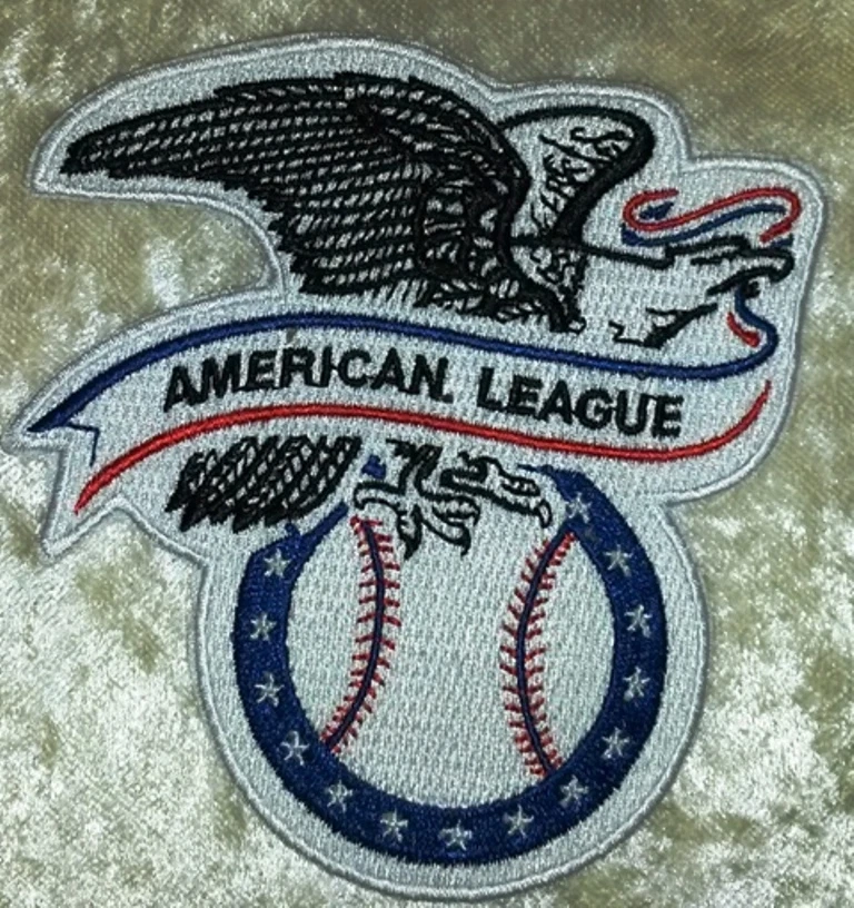 American League Baseball 3.5" Iron On Embroidered Patch ~Free Tracking~